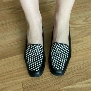 Vintage Checkered Loafers